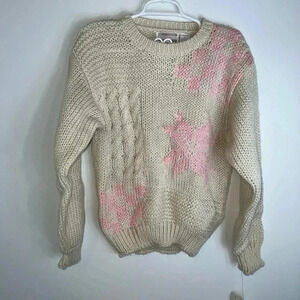 New vintage ski snow holiday sweater